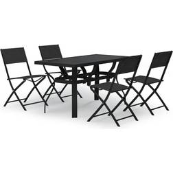 vidaXL 3102923 Ensemble repas de patio, 1 Table incluse 4 Chaises