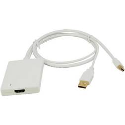 Urban-Factory Mini DisplayPort/USB A-HDMI M-F Adapter