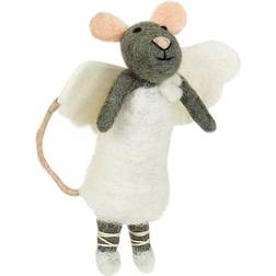 Afroart Mouse Angel Christmas Tree Ornament 11cm