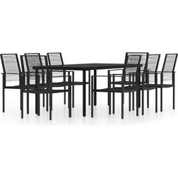 vidaXL 3099202 Essgruppe, 1 Tisch einschl. 8 Stühle