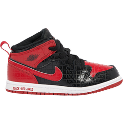 Nike Jordan AJ 1 Mid SS TD - Black/Gym Red/White