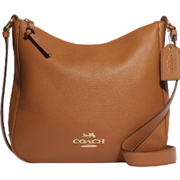 Coach Ellie File Bag - Gold/Light Saddle