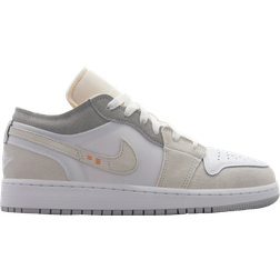 NIKE Air Jordan 1 Low SE Craft GS - White/Phantom/Sail/Neutral Grey