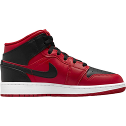 Nike Air Jordan 1 Mid GS - Gym Red/Black/White