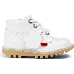 Kickers Infant Kick Hi Zip - White