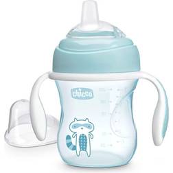 Chicco Transition Cup träningsmugg med handtag 4m Blue 200 ml