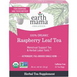 Earth Mama 100 % Raspberry Leaf Tea Caffeine