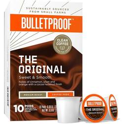 Bulletproof Original Sweet & Smooth Coffee Pods Medium Roast