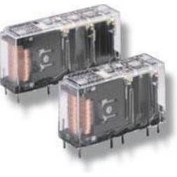 Omron Sikkerhedsrelæer, plug-in, DPST-NO, DPST-NC, 6A, medmAgt-styrede kontakter, 24VDC G7SA-2A2B 24DC