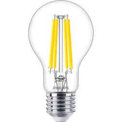 Philips MASTER Value LEDbulb E27 Päron Klar 11.2W 1521lm 927 Extra Varm Vit Bästa färgåtergivning Dimbar Ersättare 100W