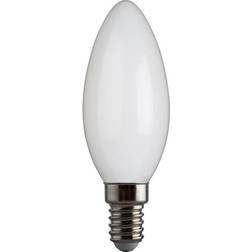 e3light Proxima E14 opal dæmpbar LED kertepære 4,5W