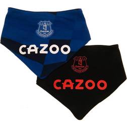 Everton FC Baby-Lätzchen-Set (Packung mit 2) Schwarz/Blau/Bunt