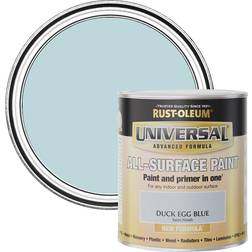 Rust-Oleum Universal All-Surface Satin Egg Wood Paint Blue 0.75L