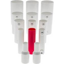 PM FLEX Plastmuffe 50 mm, halogenfri, hvid