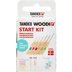 Tandex WOODI Mellemrums­børste START KIT 6