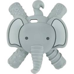 Itzy Ritzy Elephant Molar Teether Grey