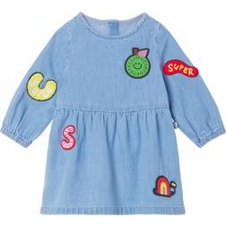 Stella McCartney Girls' Patch Denim Dress Baby