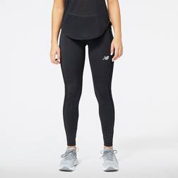 New Balance reflective print accelerate løbetights dame