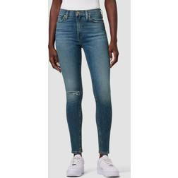 Hudson Jeans Barbara High-Rise Super Skinny Ankle Jean GRAVITY
