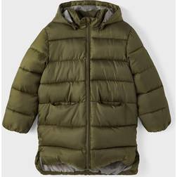 Name It Long Puffer Jacket Cam - Dark Sapphire