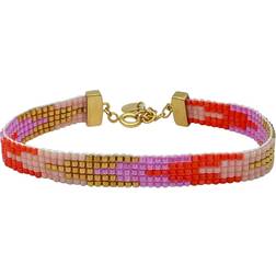 Nuni Copenhagen Monika Armbånd, Coral Love/Guld