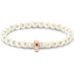 Thomas Sabo Charm-pärlarmband roséguld