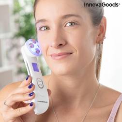 InnovaGoods Massaggiatore Facciale Con Radiofrequenza Fototerapia Ed Elettrostimolazione
