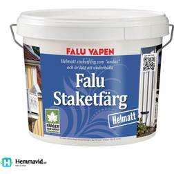 Falu Vapen FÄRG STAKETFÄRG Träfasadsfärg Vit