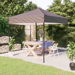 vidaXL Kokoontaittuva Juhlateltta 3 x 3 m Taupe