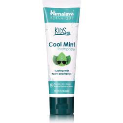 Himalaya Botanique Kids Toothpaste, Cool Mint Flavor to Reduce Plaque Keep Brushing Longer, 4