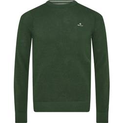 Gant Herre Crewneck sweater af bomuldspiqué