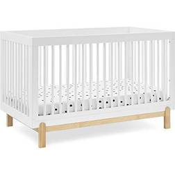 Delta Children Poppy 4-In-1 Convertible Crib In White/natural