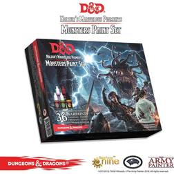 The Army Painter Dungeons and Dragons Nolzur’s Marvelous Pigments Monsters Paint Set 36 Acrilic Colours for Miniature Model Painting and Wargames