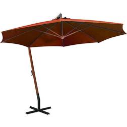 vidaXL Parasol de Jardin Suspendu avec Mât 3,5x2,9 m