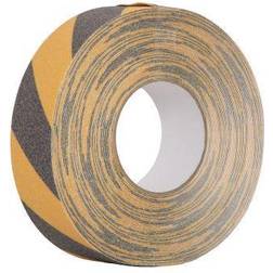 3M Black/Yellow PVC 20m Hazard Tape, Thickness