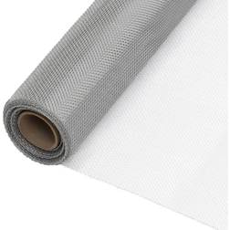 vidaXL Recinzione In Rete In Acciaio Inossidabile 112x2000 cm Argento Arredo Giardino