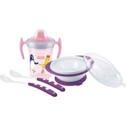 Nuk Learn to Eat Set dinnerware set Girl