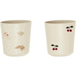 Konges Sløjd Cup 2-pack Cherry/Petit Lapin