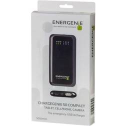 Energenie Ener105 Chargegenie 50 5000 Mah Black