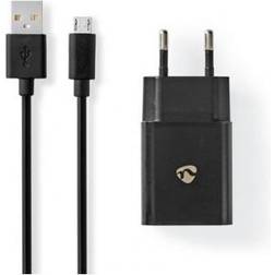 Nedis Micro USB oplader 1m 2,1A (1x USB-A) Sort