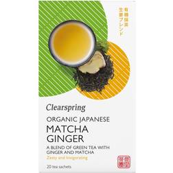 Clearspring Organic Japanese Matcha Ginger 20 påsar 30g