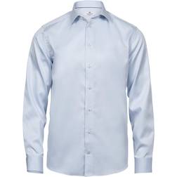 Tee jays Luxe Comfort Fit Oxford Shirt - Blauw/Wit/Zwart