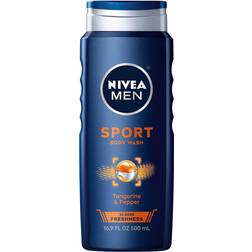 Nivea Men Sport Body Wash, Aloe & Citrus, 16.9 Fl Oz