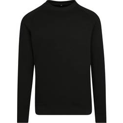 Build Your Brand Felpa Girocollo Maniche Raglan Uomo - Bianco