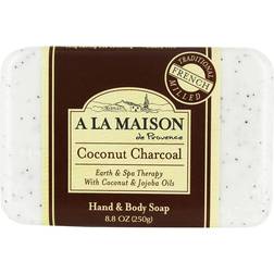 Maison de Provence Earth & Spa Therapy Soap Bar Coconut Charcoal 8.8