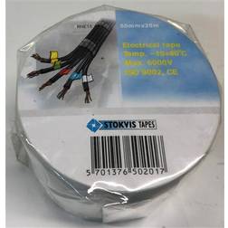 Stokvis TAPE PVC 50MMX20M HVID