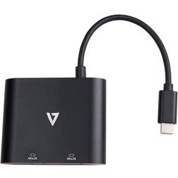 V7 USB C-2HDMI Adapter M-F