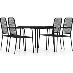 vidaXL 3099145 Essgruppe, 1 Tisch einschl. 4 Stühle