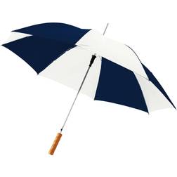 Bullet 23in Lisa Automatic Umbrella (Pack of 2) (83 x 102 cm) (Navy/White)