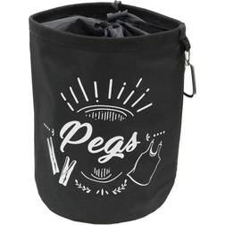 JVL Large Waterproof Peg Bag Black